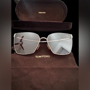Tom Ford Women's Sunglasses with Silver Frame